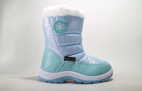 Buy cheap Round Toe Medium Shoe Kids Snow Boots Leather Upper infant winter shoes from wholesalers
