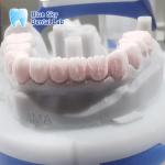 Rectangular Layered Zirconia Teeth Multilayer Before Glazing