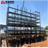 Buy cheap Prefabricated Multi Storey Steel Frame Construction High Strength from wholesalers