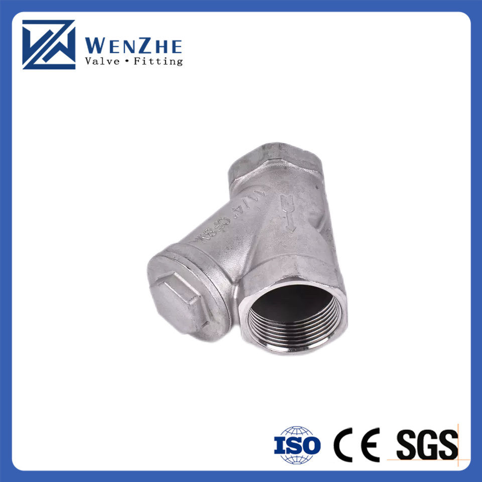 Stainless Steel 201/304 Female Thread Y Type Strainer DN50 for Optimal Filtration