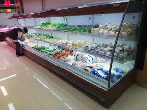 Wholesale 1500mm Height Open Display Fridge Air Display Merchandisers Coolers CE from china suppliers