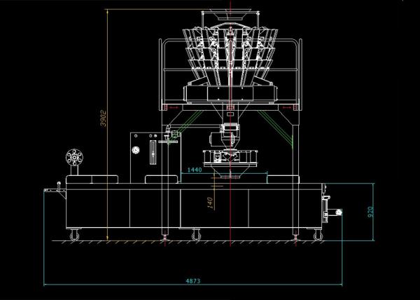 Buy cheap Multihead Weigher Packing Machine for Hash Brown Frozen Food Packing Line ROMA Thermoforming Packaging from wholesalers