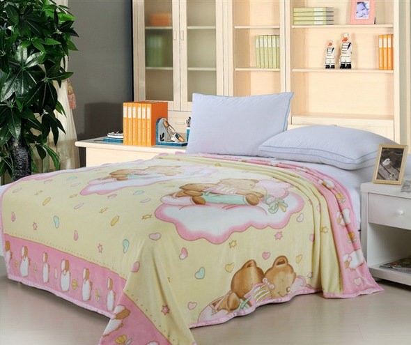 Super Soft Flannel Full 100% Polyester 80 Baby Blanket Swaddling in Any PANTONE Color