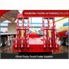 Buy cheap Custom Low Bed Trailer Transporter , Tri Axle 80 Ton Gooseneck Low Bed Trailer from wholesalers