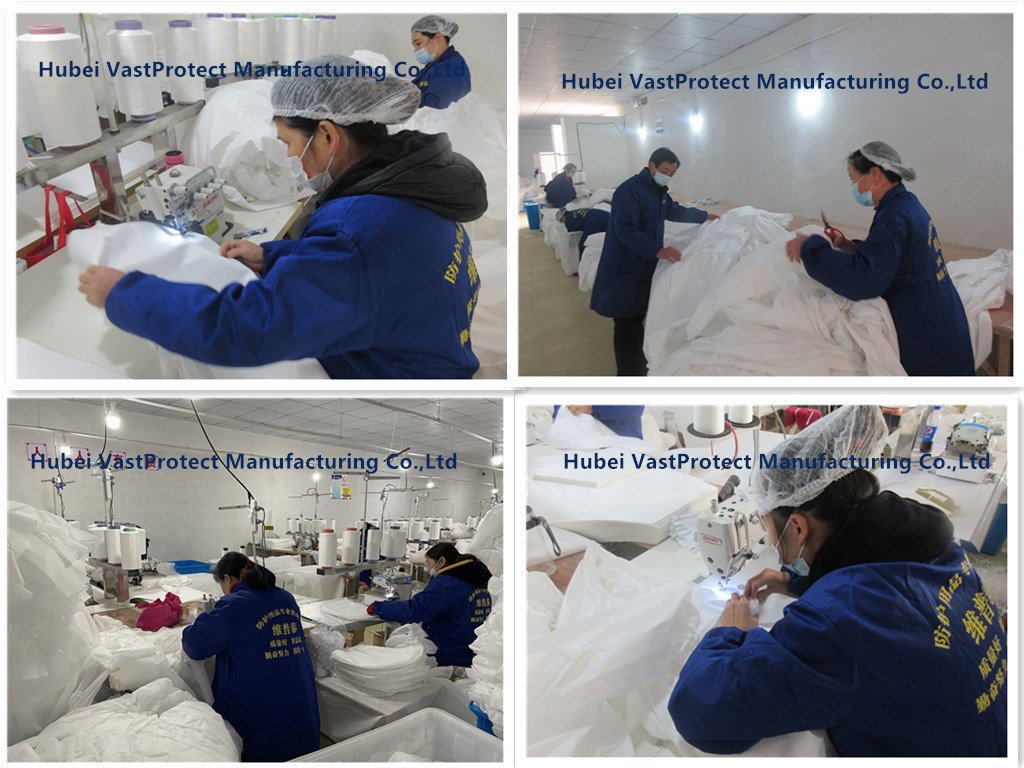 Disposable Protective Hood Head Cover Polypropylene Non-Woven PP Ninja Balaclava Astronaut Space Cap with Face Mask