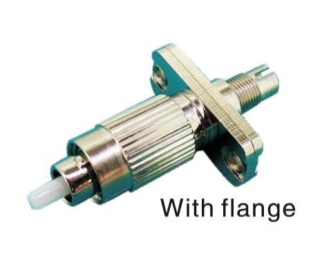 Plastic / Metal Body Fiber Optic Adapter DIN Female To FC/ST/LC Male Hybrid Converter