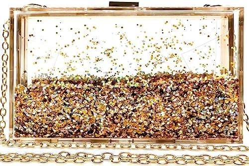 Buy cheap JeVenis Magical Transparent Sequins Clutch Purse Evening Handbag For Party Prom Bride from wholesalers