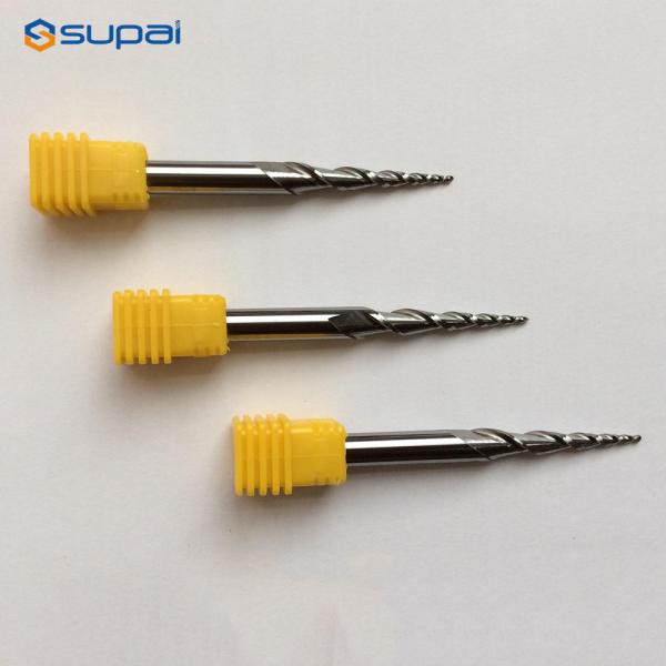 Buy cheap Conical Carbide Tapered End Mills For CNC Precision Brass Machining Parts from wholesalers