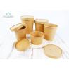 Buy cheap Brown Takeaway Food Containers Eco Friendly With Vented Lids Leak Proof from wholesalers