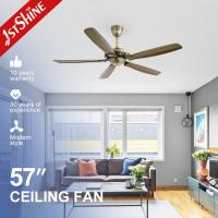 Buy cheap 57 Inch Farmhouse Low Profile Dc Motor Ceiling Fan With Remote Control product