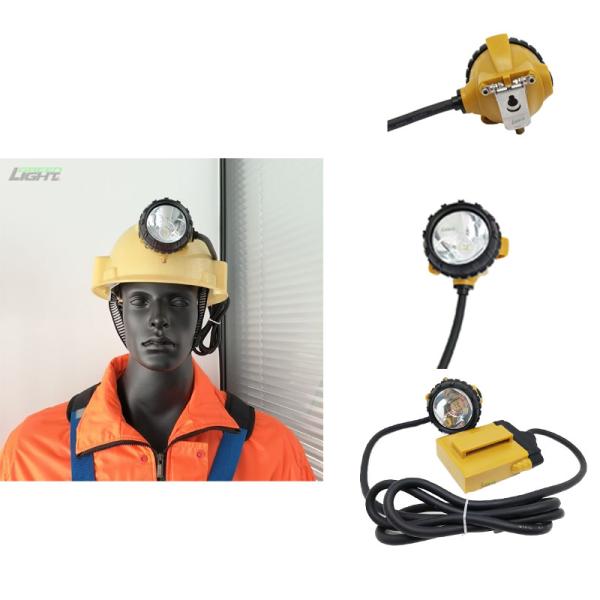 Buy cheap 800mA Corded Mining Lamps with One Main Light and Two Auxiliary Lights from wholesalers