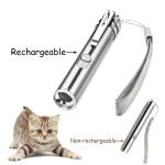 Purple Red White Laser Cat Teaser Interactive Toy Rechargeable Cat Toys