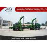 Buy cheap 40 Foot Side Loader Truck Trailer , Self Lift Trailer Separate Diesel Engine Available from wholesalers