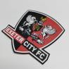 Buy cheap Custom Heat Press Appliques 3D Silicone Embroidered Logo Patches from wholesalers