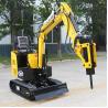 Buy cheap Micro Hook Machine 1Ton/2Ton Electric Mini Excavators Earth-Moving Machinery Small Crawler Digger from wholesalers