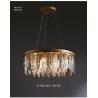 Buy cheap Modern living room chandeliers round gold hanging art deco lamp(WH-CY-241) from wholesalers