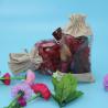 Buy cheap Dry Flower Package Transparent PVC Window Jute Drawstring Bag from wholesalers