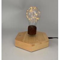 Buy cheap wooden base magnetic levitation lamp light led bulb for gift toys decoration product
