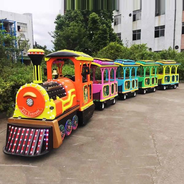 Buy cheap Mini Themed Train Rides DC 48V Fiberglass Material Turning Radius 3m from wholesalers