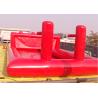 Buy cheap Airtight Red Tennis Court Shape Inflatable Sports Games With 4 Basket Hoops from wholesalers