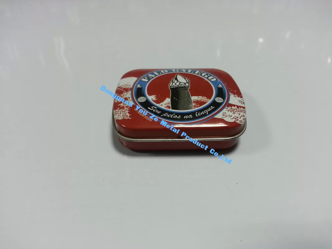 Popular Small Mint Tins Mini Metal Box with Plastic Insert Custom Tin Box