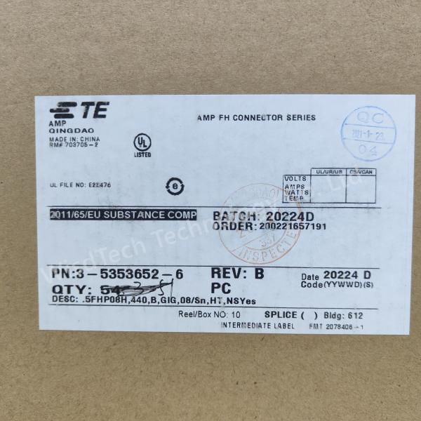 Buy cheap 3-5353652-6 Board to Board Mezzanine Connectors 44O POS PLUG BRIDGED from wholesalers