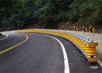 Yellow Red Color Traffic Safety Roller Barrier With Hot Dip Galvanized