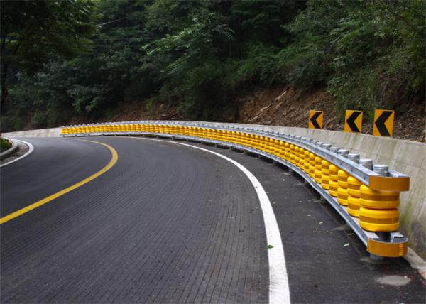 Buy cheap Highway Crash Cushion Barrier Safety Roller Fence For Fork Road from wholesalers