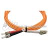 Buy cheap Multimode Orange OM2 Fiber Optic Patch Cord LC To FC Duplex from wholesalers