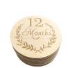 Buy cheap 13-Piece Newborn Baby Monthly Milestone One-Sided Laser Cut Folk Art Wood Stand for Photographs Home Decor Pattern from wholesalers