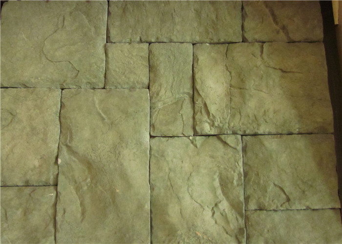 Custom Rectangle Faux Stone Siding For Houses Low Water Absorption