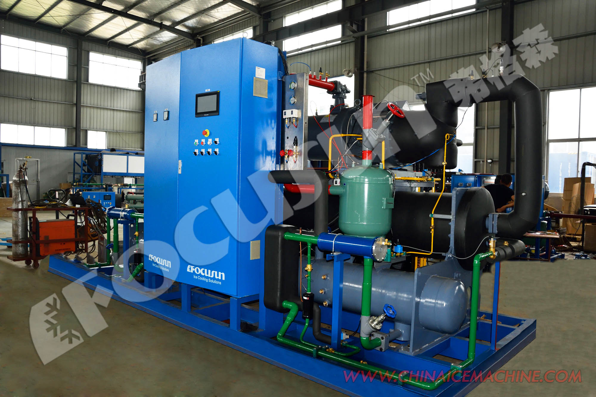 Industrial Water Chiller Unit Cooling System with SUS304 Staineless Steel Material