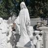 Buy cheap Marble Virgin Mary Statue Life Size Catholic Religious Female Statues Molds Handcarved Outdoor Home Decoration from wholesalers