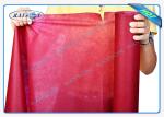 Red Square / Round Disposable Washcloths 100% Virgin Polypropylene