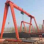 Industrial 2 Ton Single Girder Gantry Lifting Equipment Q345 Steel