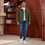 Short Elegant Choice Autumn Spring Business Casual Hooded Cotton Jacket For Men