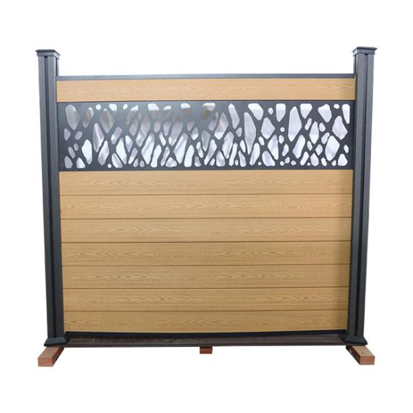 Buy cheap Decorative Wpc Composite Fence Panels Waterproof Garden Boards Balcony 90 * 25mm from wholesalers
