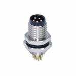 IP67 3A Panel Mount M8 Waterproof Connector Panel Mount Rigoal