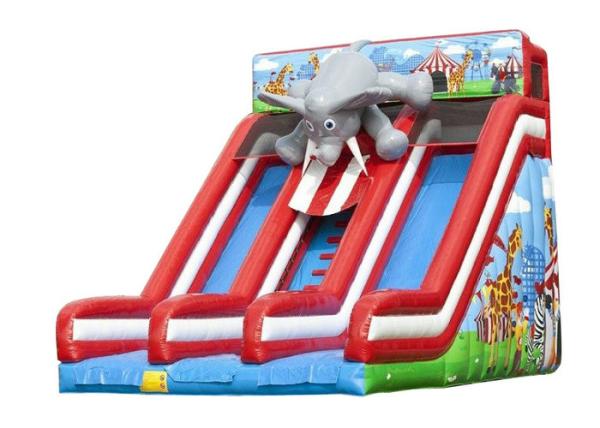 Buy cheap Elephant Backyard Large Inflatable Commercial Slide For Kids EN14960 BV from wholesalers