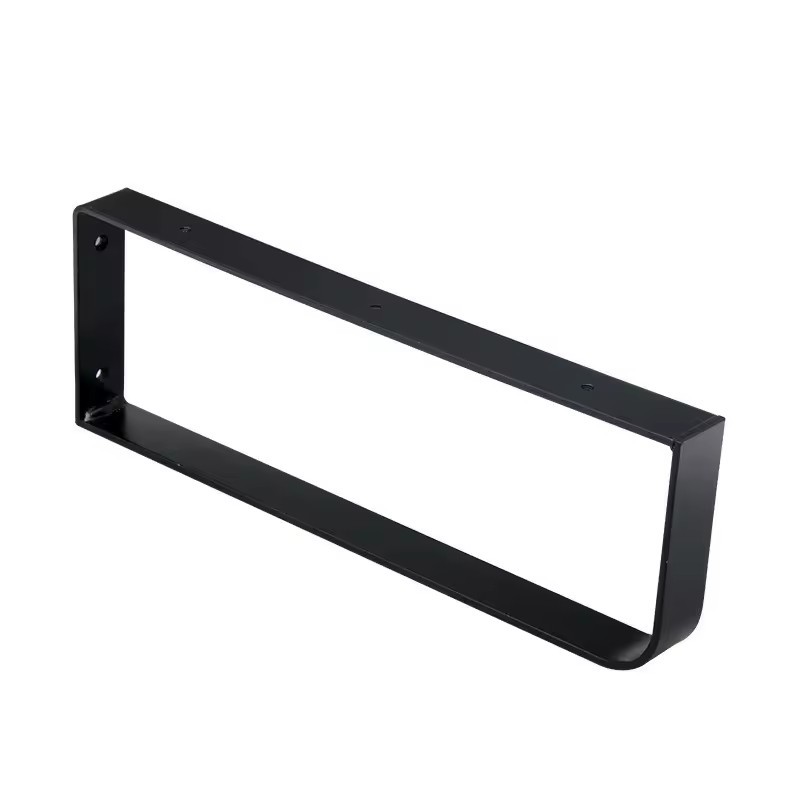 Matte Black Stainless Steel Towel Bar Self Adhesive Bathroom Wall Mounted Towel Rack