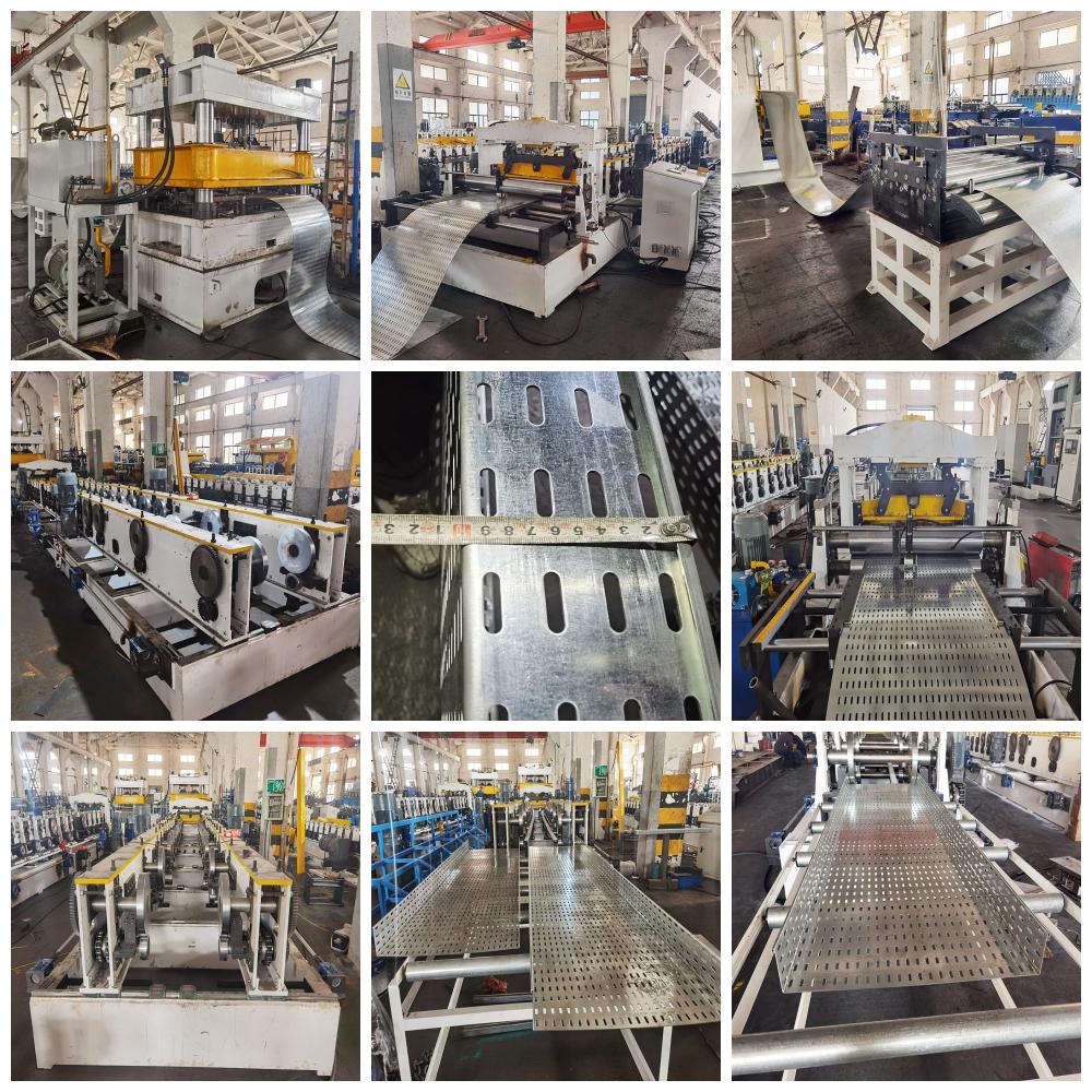 50Hz 3Ph Cable Tray Machine for Metal Roof Making 8000kg