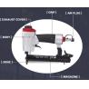 Buy cheap 22gauge Fine Crown Air Stapler Pneumatic Staple Gun 7116 for Professional Applications from wholesalers