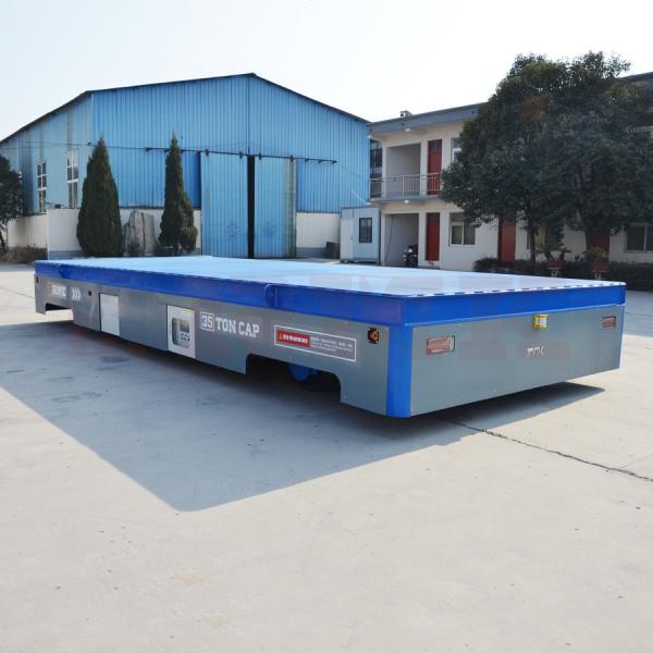 Buy cheap Self Propelled Electric Warehouse Transfer Cart 35T Hydraulic Steering from wholesalers