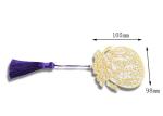 Hollow - Carved Design Metal Decorations Crafts , Zinc Alloy Material Bookmark