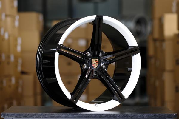 Buy cheap 8.5-12J Forged Alloy Wheels 19 Inch - 21 inch rims Black White Customizing Color from wholesalers