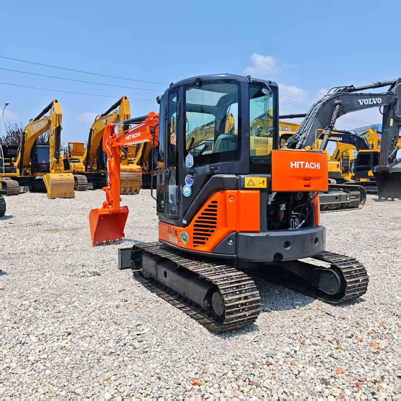Best Performance Used Hitachi 50U Excavator Second Hand Digger 5 Ton Used Mini Excavator with Cheap Price in Stock for Sale.