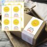 Buy cheap Oil Proof Vinyl Custom Sticky Labels Offset Printing Thank You Sticker Square from wholesalers