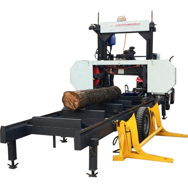 Buy cheap Portable Log saw cutting machine ,firewood horizontal saw bandsaw mills from wholesalers