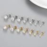 Buy cheap Korean Fashion Earrings Jewelry 925 Sterling Silver Classic Single Diamond Earrings 2-10mm Zirconia Stud Earrings For Women from wholesalers