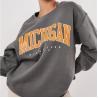 Buy cheap Plain Cotton Crew Neck Jumper Womens Grey Graphic Sweatshirt from wholesalers